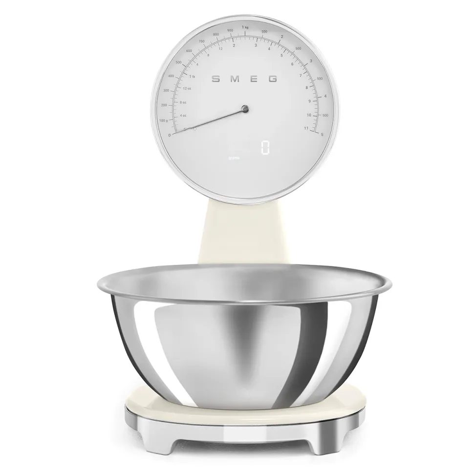 Keukenmachine Set Smeg Keukenmachine SMF05 + Weegschaal KSF01 Creme