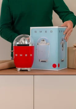 Keukenmachine Set Smeg Waterkoker KLF03 + Citruspers CJF11 Rood
