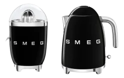 Keukenmachine Set Smeg Waterkoker KLF03 + Citruspers CJF11 Zwart