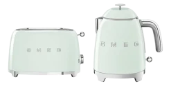 Keukenmachine Set Smeg Waterkoker KLF05 + Broodrooster TSF01 Watergroen