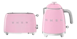 Smeg Keukenmachine Set Waterkoker KLF05 + Broodrooster TSF01 Roze Hot