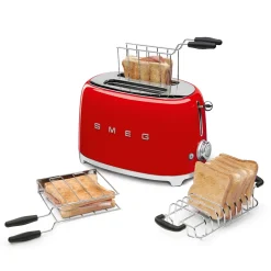 Smeg Keukenmachine Set Waterkoker KLF05 + Broodrooster TSF01 Rood Clearance