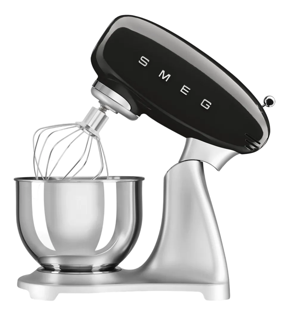 Keukenmachine SMEG SMF04BLEU 50's Style Zwart