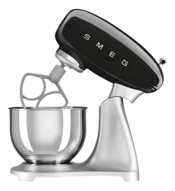 Keukenmachine SMEG SMF04BLEU 50's Style Zwart