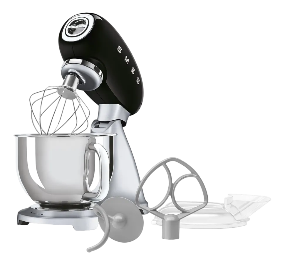 Keukenmachine SMEG SMF04BLEU 50's Style Zwart