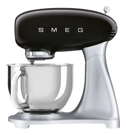 Keukenmachine SMEG SMF04BLEU 50's Style Zwart