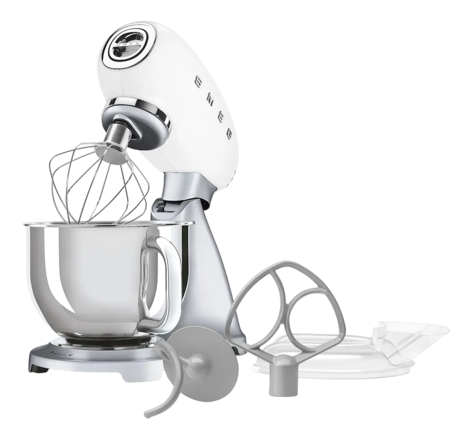 Keukenmachine SMEG SMF04WHEU 50's Style Wit