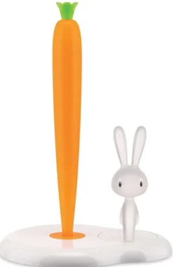 Keukenrolhouder Alessi Bunny & Carrot White