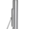 Keukenrolhouder Simplehuman Met Pomp Geborsteld Staal