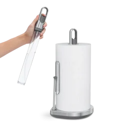 Keukenrolhouder Simplehuman Met Pomp Geborsteld Staal