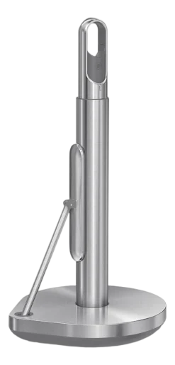 Keukenrolhouder Simplehuman Met Pomp Geborsteld Staal