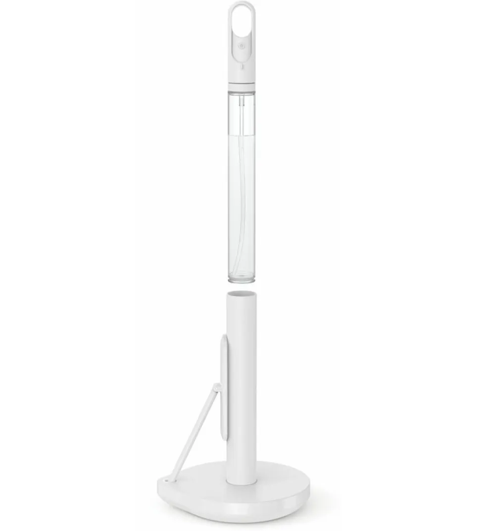 Keukenrolhouder Simplehuman Met Pomp Wit