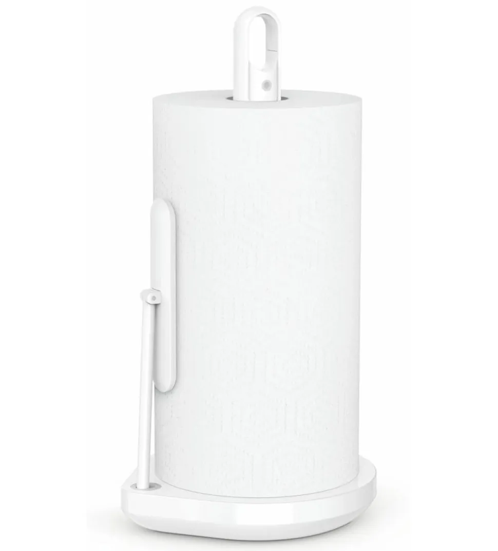 Keukenrolhouder Simplehuman Met Pomp Wit