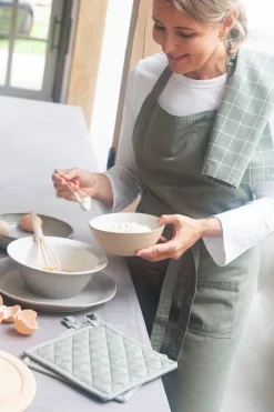 Walra Keukenschort Cook with Happiness Legergroen Clearance