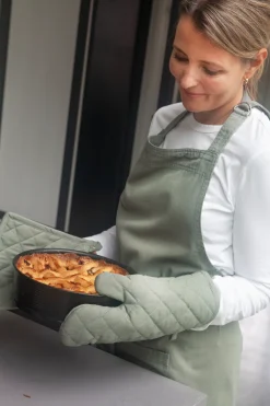 Walra Keukenschort Cook with Happiness Legergroen Clearance