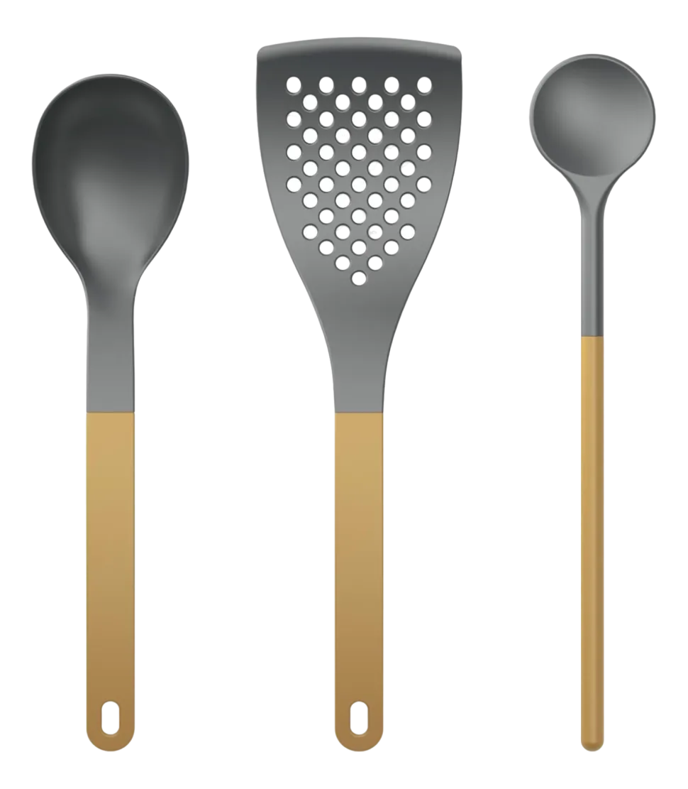 Keukenset Rosti 1 Optima Curry Nylon (Set van 3)