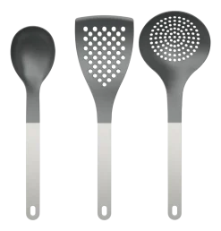 Keukenset Rosti 2 Optima White Nylon (Set van 3)