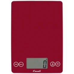 Keukenweegschaal Escali Arti Digital Glass Rood