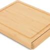 ADE Keukenweegschaal Met Snijplank Bamboe (27,4 x 22,6 x 3,5 cm) Clearance