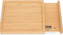 ADE Keukenweegschaal Met Snijplank Bamboe (27,4 x 22,6 x 3,5 cm) Clearance