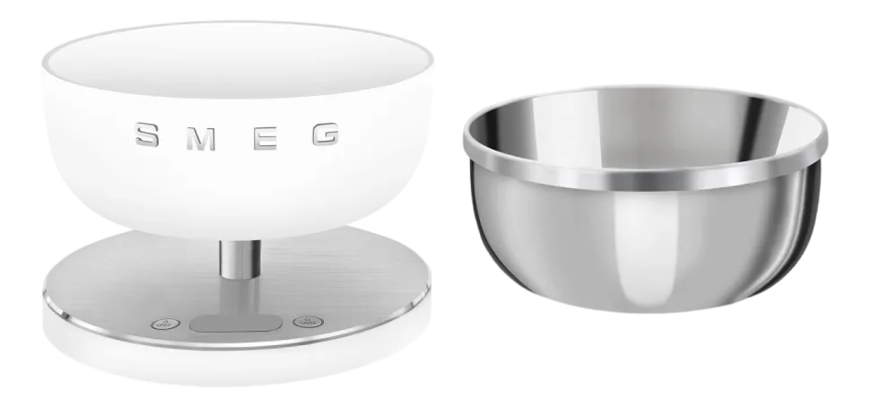 Keukenweegschaal Smeg KSC01WHMWW Mat wit