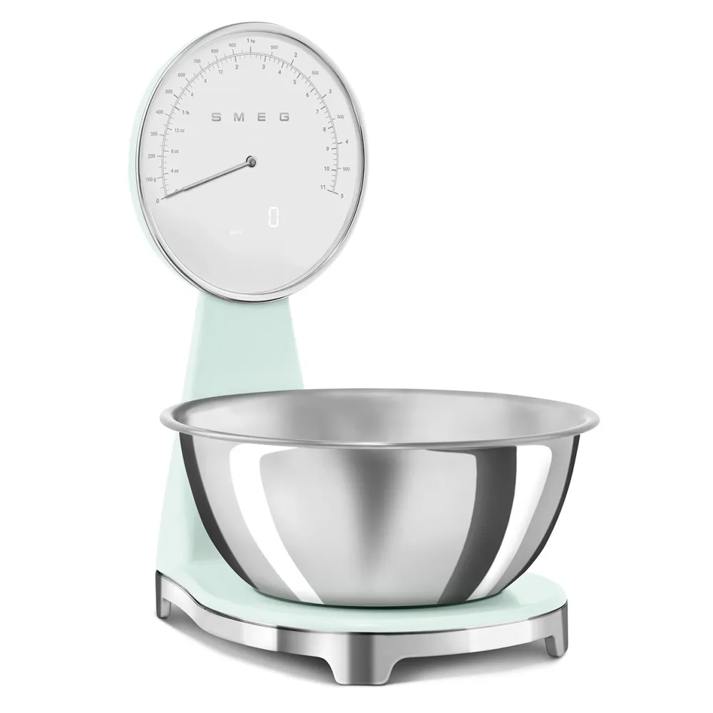 Smeg Keukenweegschaal KSF01PGWW 50s Style Watergroen New