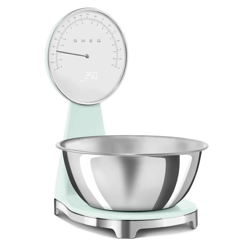 Smeg Keukenweegschaal KSF01PGWW 50s Style Watergroen New