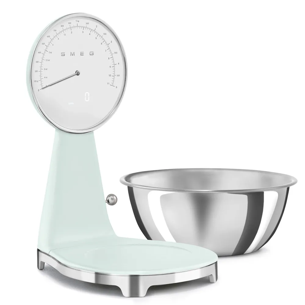 Smeg Keukenweegschaal KSF01PGWW 50s Style Watergroen New