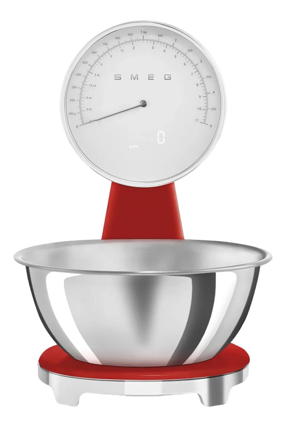 Keukenweegschaal Smeg KSF01RDWW 50s Style Rood