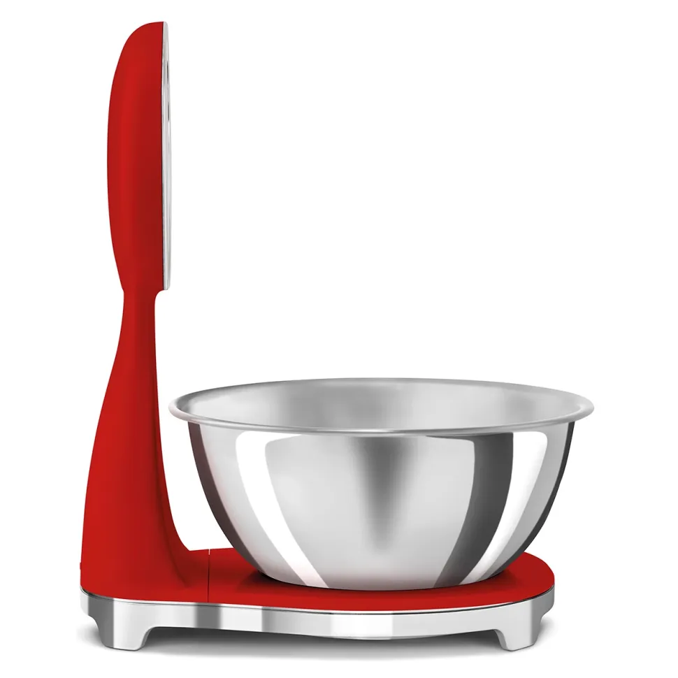 Keukenweegschaal Smeg KSF01RDWW 50s Style Rood