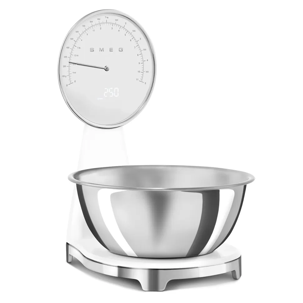 Keukenweegschaal Smeg KSF01WHWW 50s Style Wit
