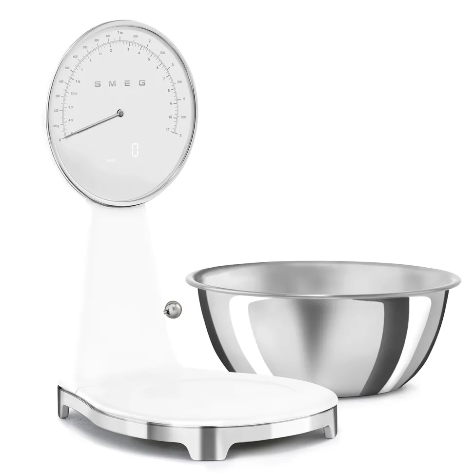 Keukenweegschaal Smeg KSF01WHWW 50s Style Wit