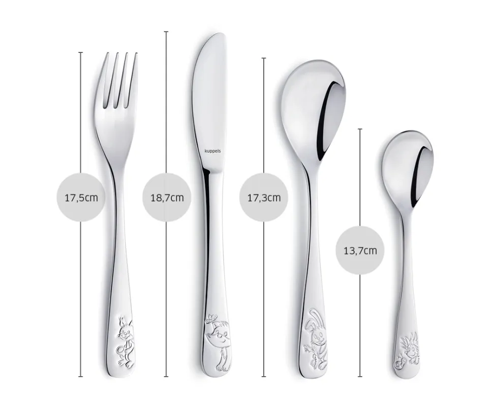 Kinderbestekset Amefa Forest Friends (4-delig)