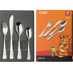 Kinderbestekset Zwilling Teddy (4-Delig)