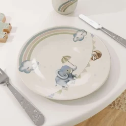 Villeroy & Boch Kinderbord Walk like an Elephant Wit 21,5 cm (Set van 6) Best
