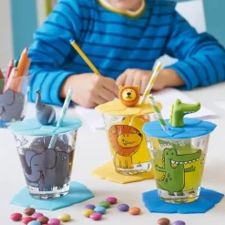 Kinderdrinkset Leonardo Krokodil (3-Delig)