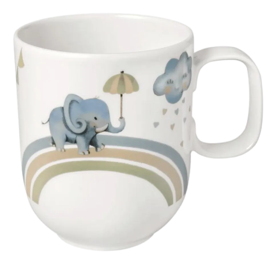 Kindermok Villeroy & Boch Walk like an Elephant Wit 280ml (Set van 6)