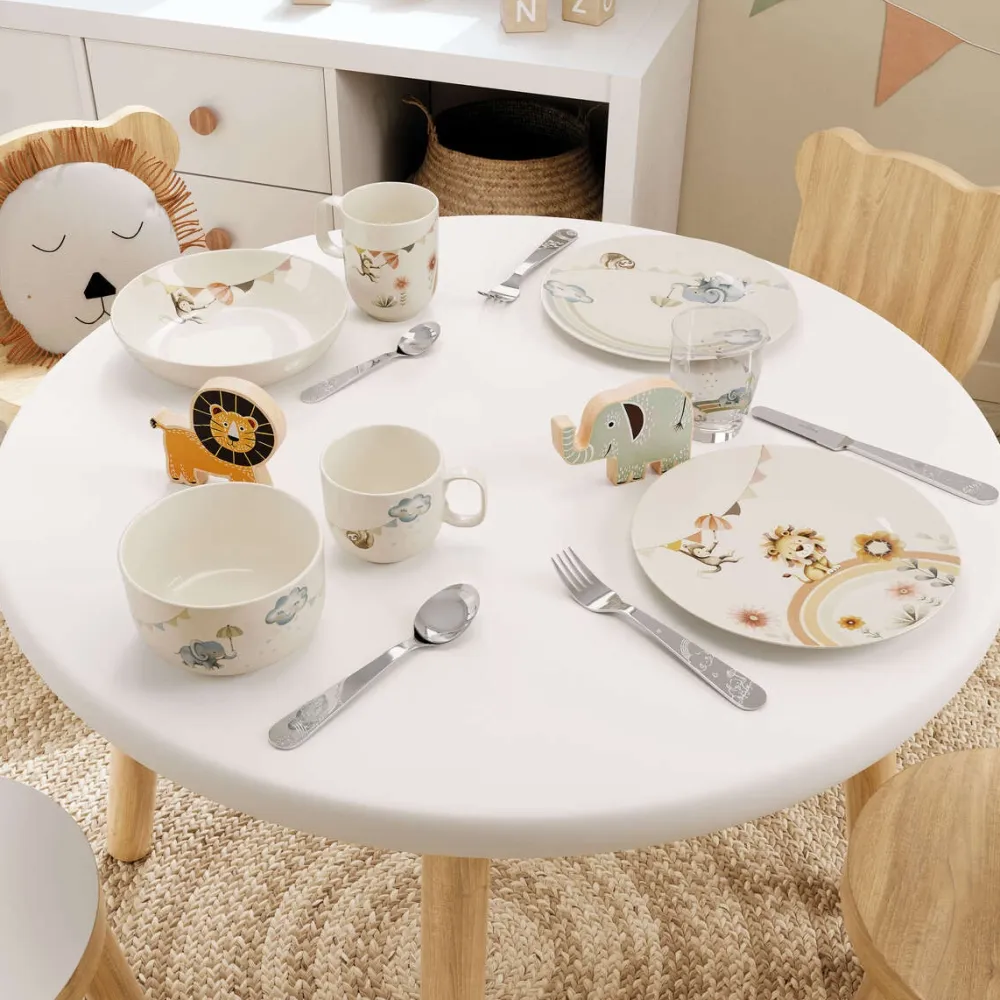 Villeroy & Boch Kinderservies Walk like an Elephant Wit (7-delig)
