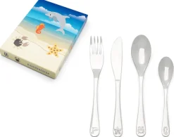 Zilverstad Kinderservies Zeedieren Zilver Hot