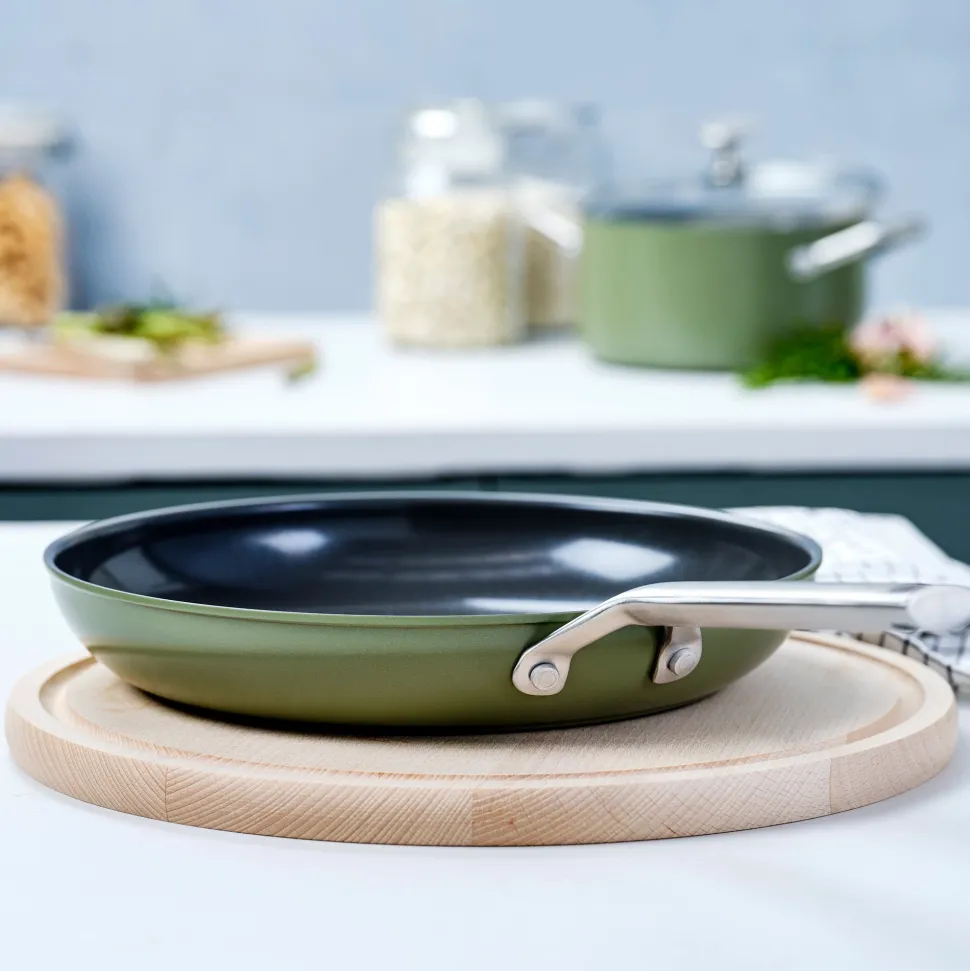 Koekenpan BK Sublime Olive Green Met Keramische Antikleeflaag 28 cm