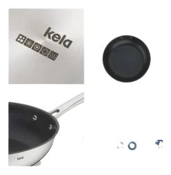 Koekenpan Kela Flavoria Non Stick Zwart 28 cm