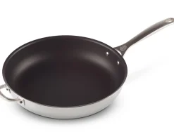 Koekenpan Le Creuset Diep RVS Plus Met Anti-aanbaklaag 28 cm