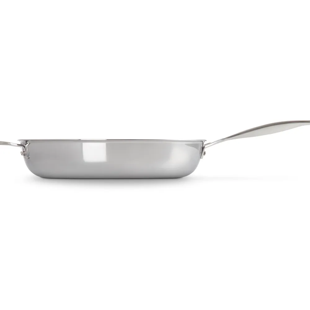 Le Creuset Koekenpan Diep RVS Plus Met Anti-aanbaklaag