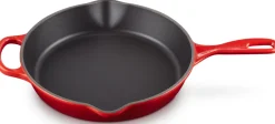 Le Creuset Koekenpan Ronde Hoge Skillet Kersenrood 26 cm Hot