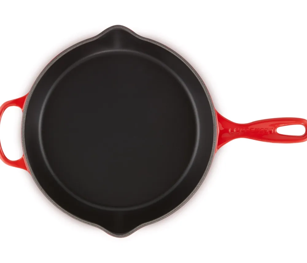 Le Creuset Koekenpan Ronde Hoge Skillet Kersenrood 26 cm Hot