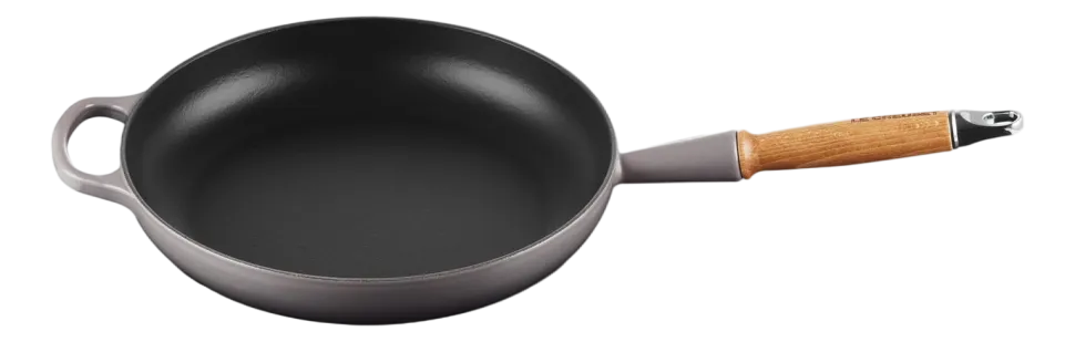 Koekenpan Le Creuset Rond Houten Handvat Flint 28 cm