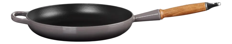 Koekenpan Le Creuset Rond Houten Handvat Flint 28 cm