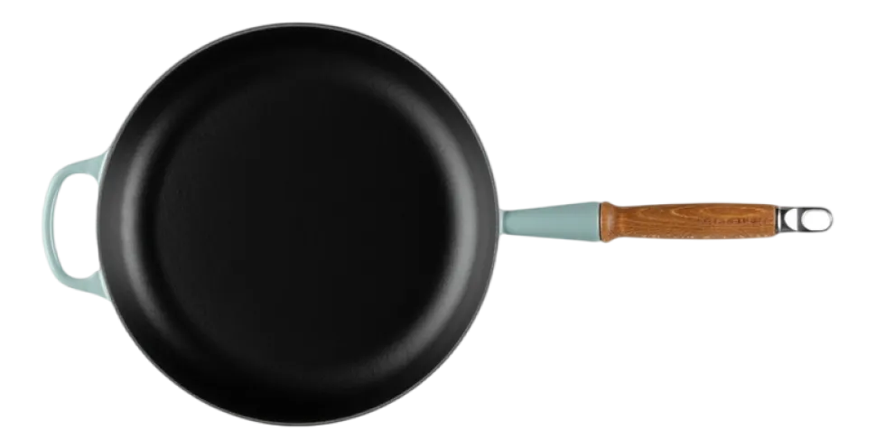 Koekenpan Le Creuset Rond Houten Handvat Sea Salt 28 cm