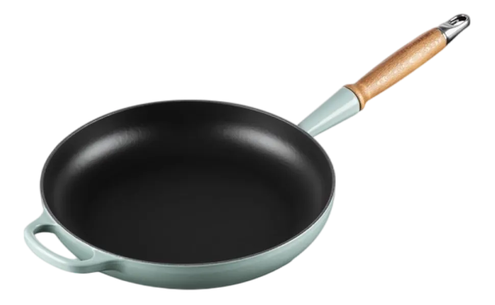 Koekenpan Le Creuset Rond Houten Handvat Sea Salt 28 cm