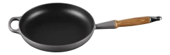 Koekenpan Le Creuset Rond Houten Handvat Flint 26 cm